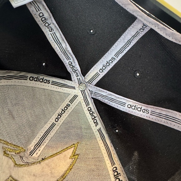 Miami Heat That Black And Gold Adidas SnapBack Osfm EUC Fast Shipping 2014 - Picture 5 of 9